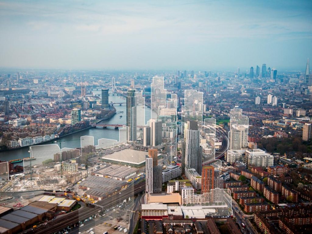 Stratford London regeneration showing modern housing and value areas